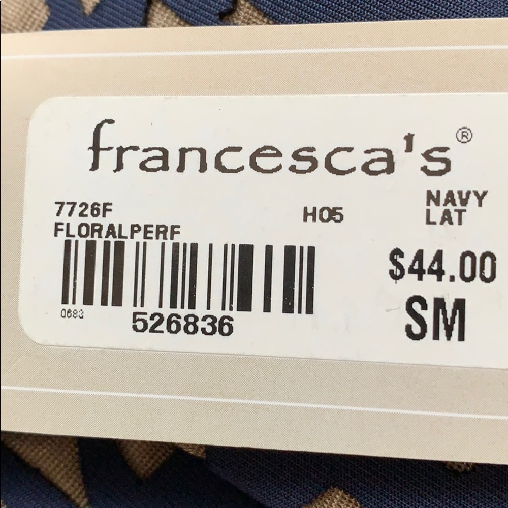 NWT Blue Rain From Francesca’s Skirt - Picture 7 of 7